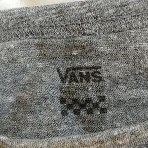 Vans Tops - Van's Women's Spell Out Short Sleeve Cropped Tee M Vans Tops - Van's Women's Spell Out Short Sleeve Cropped Tee M